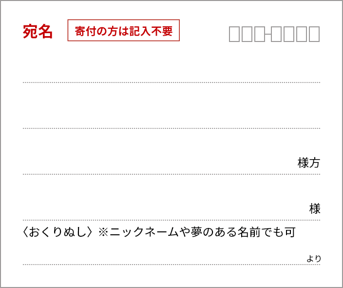 宛名イメージ